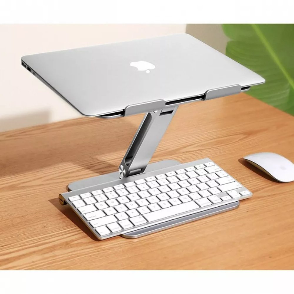 Подставка UGREEN LP339 Foldable Laptop Riser для Apple MacBook. Цвет: серебристый