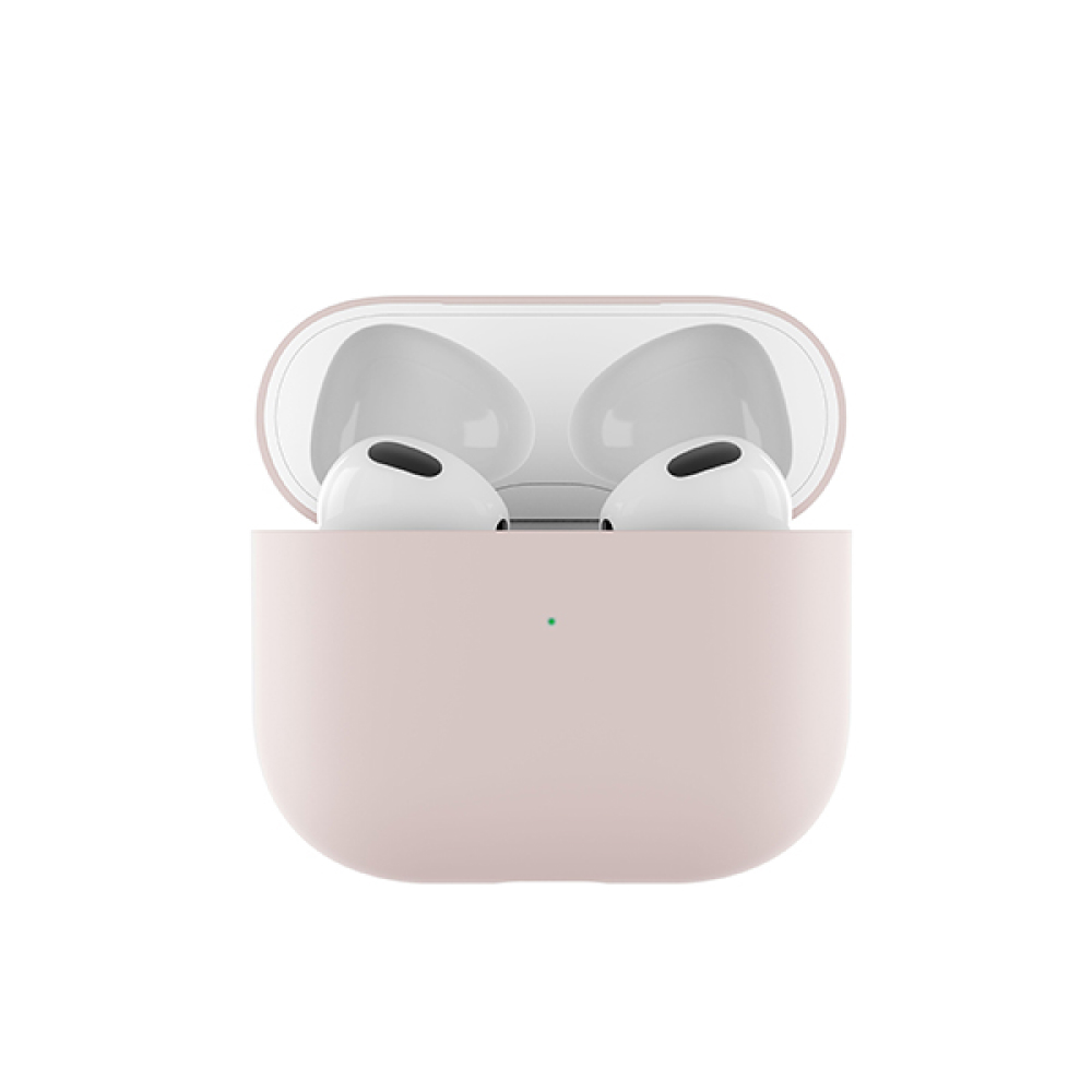 Чехол защитный uBear для AirPods 3, силиконовый. Цвет: розовый