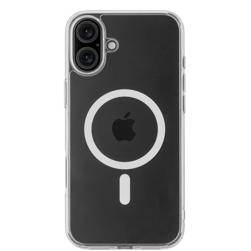 Чехол защитный uBear Real Mag Case для iPhone 16 Plus. Цвет: прозрачный