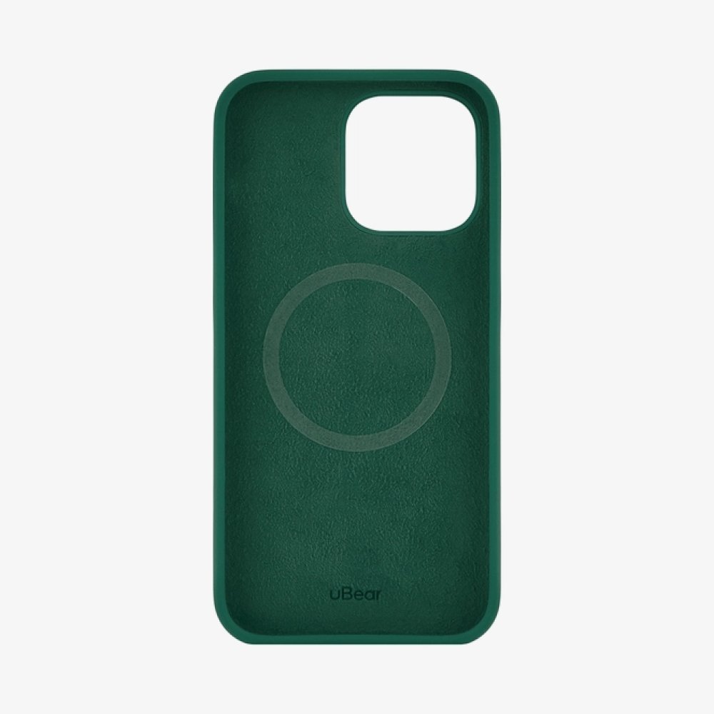 Чехол Ubear Touch Mag Case для iPhone 14 Pro Max, софт-тач силикон. Цвет: зелёный