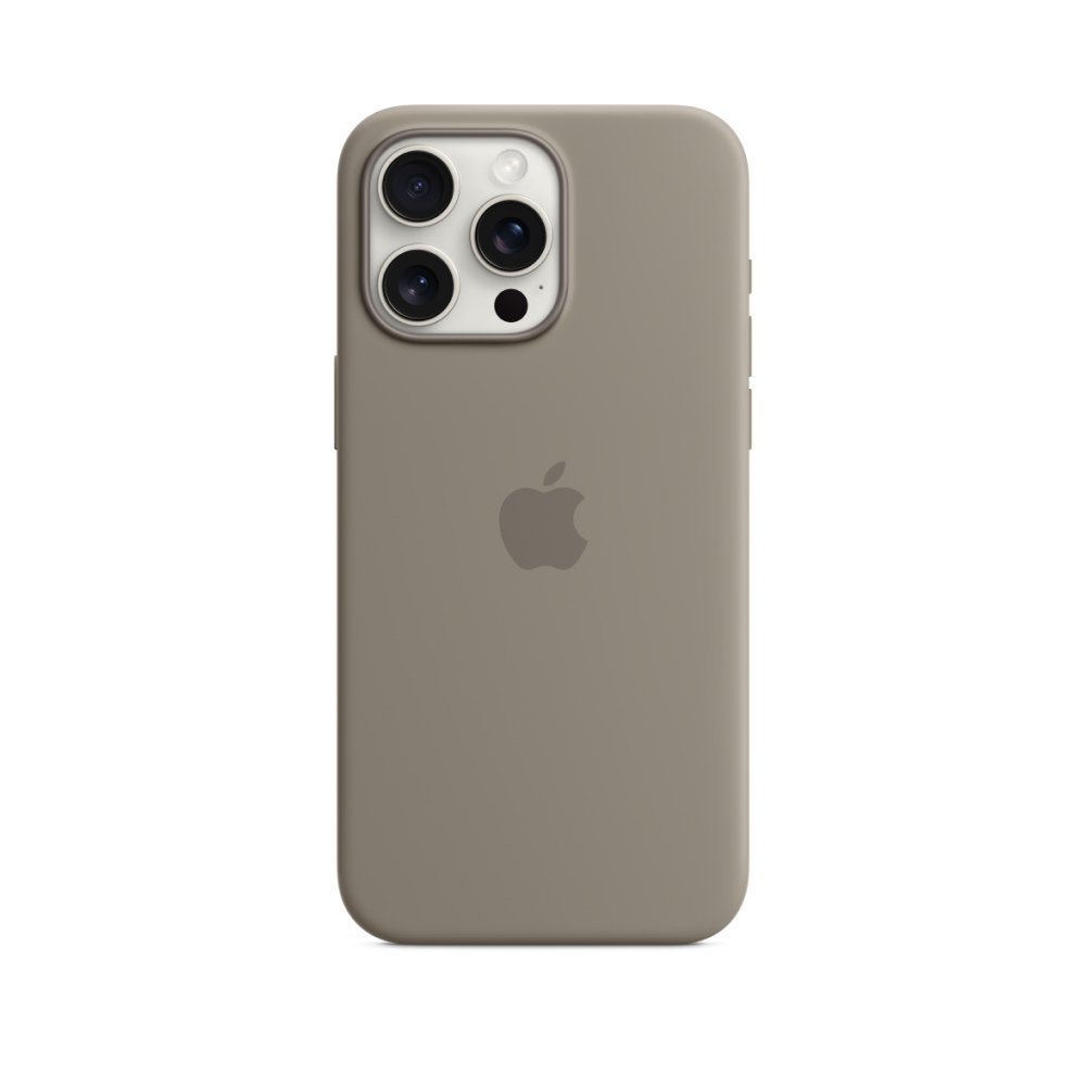 Силиконовый чехол MagSafe для iPhone 15 Pro Max Silicone Case with MagSafe - Clay