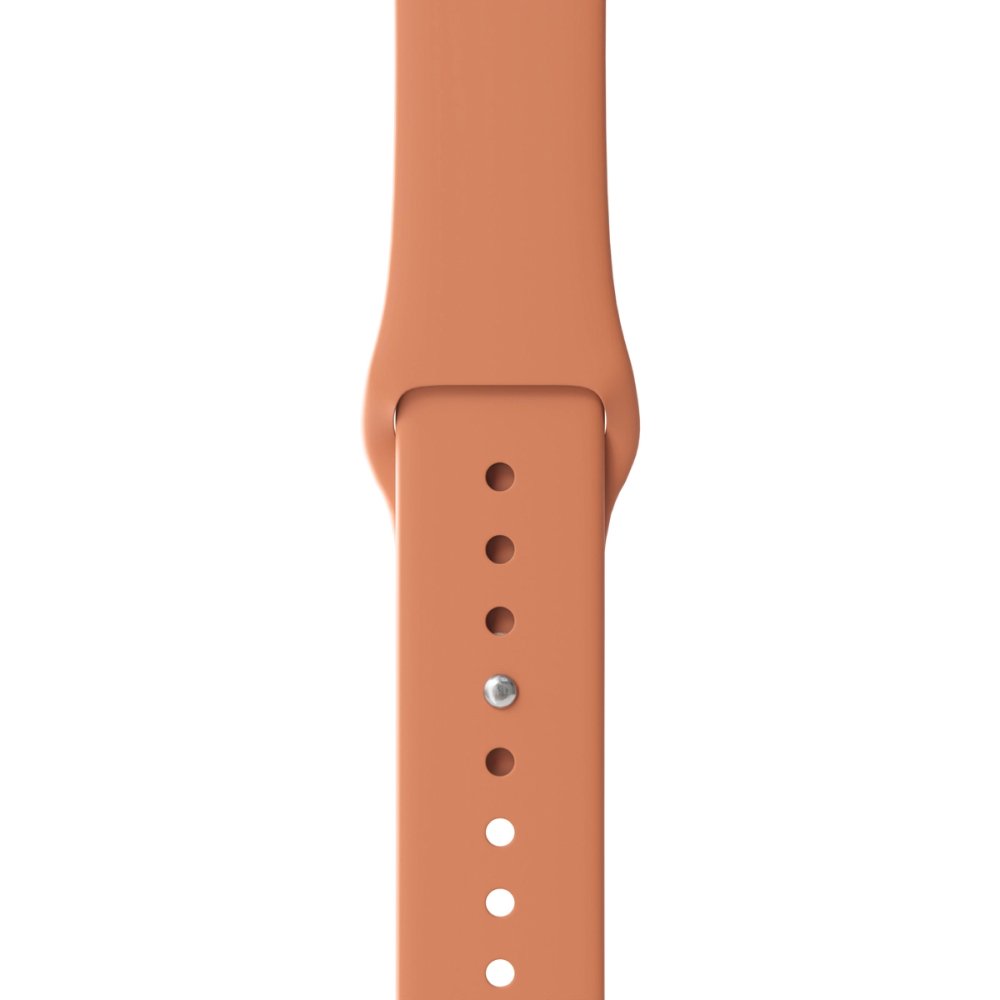 Ремешок силиконовый Lyambda Premium Altair для Apple Watch 42/44/45/49мм. Цвет: оранжевый