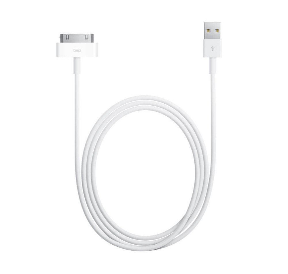 Кабель Apple 30-pin Dock Connector to USB Cable (MA591ZM/C)