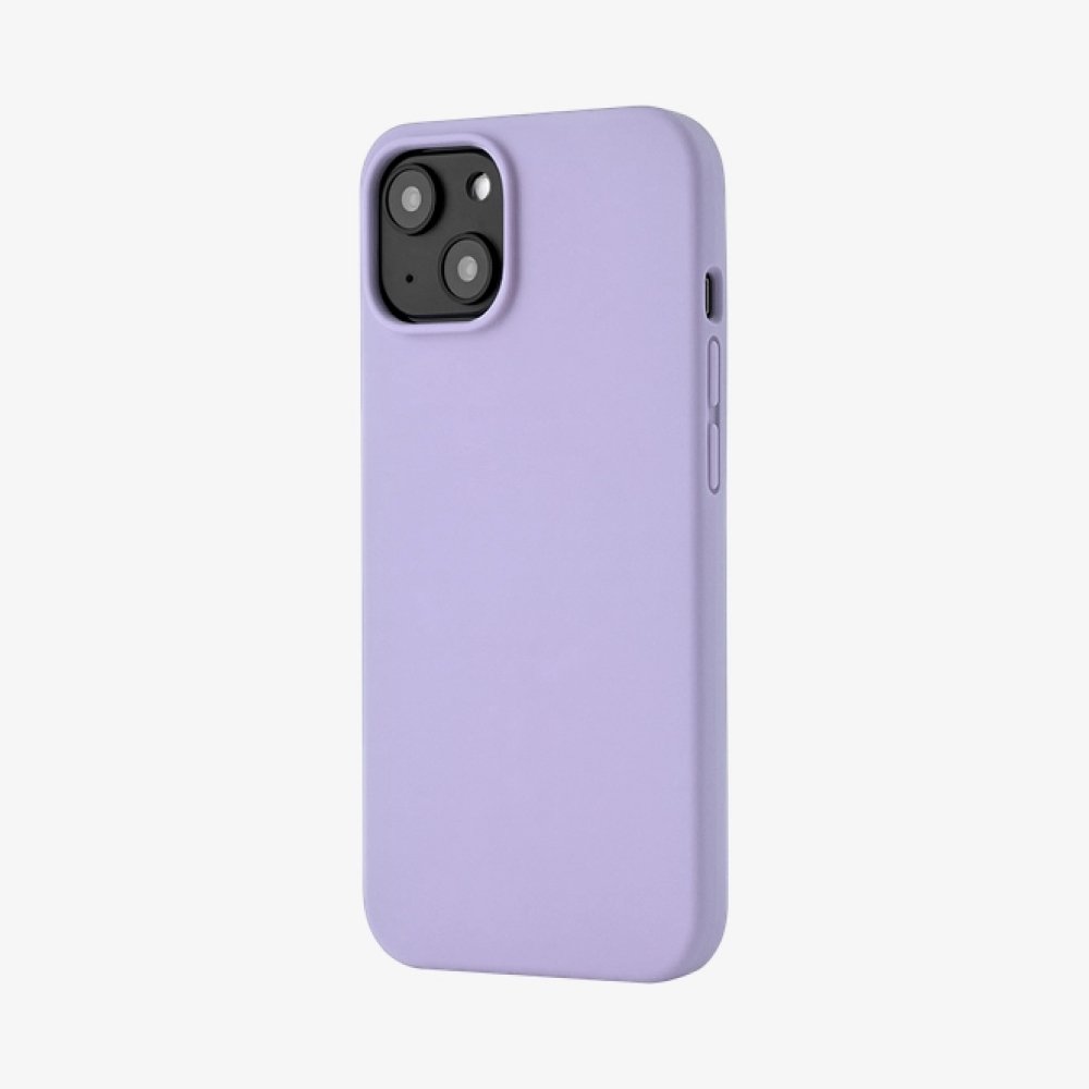 Чехол Ubear Touch Case для iPhone 14, софт-тач силикон. Цвет: фиолетовый