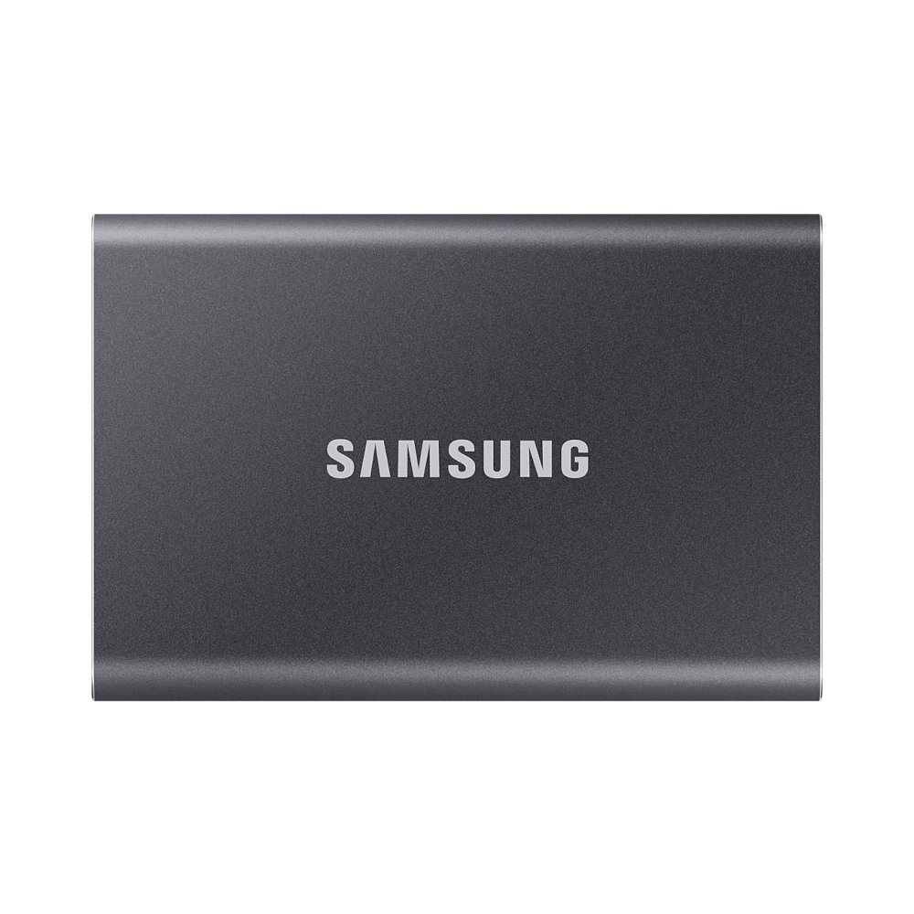 Внешний SSD диск Samsung T7 R1050/W1000 Мб/сек, USB 3.2, 1Тб. Цвет: серый