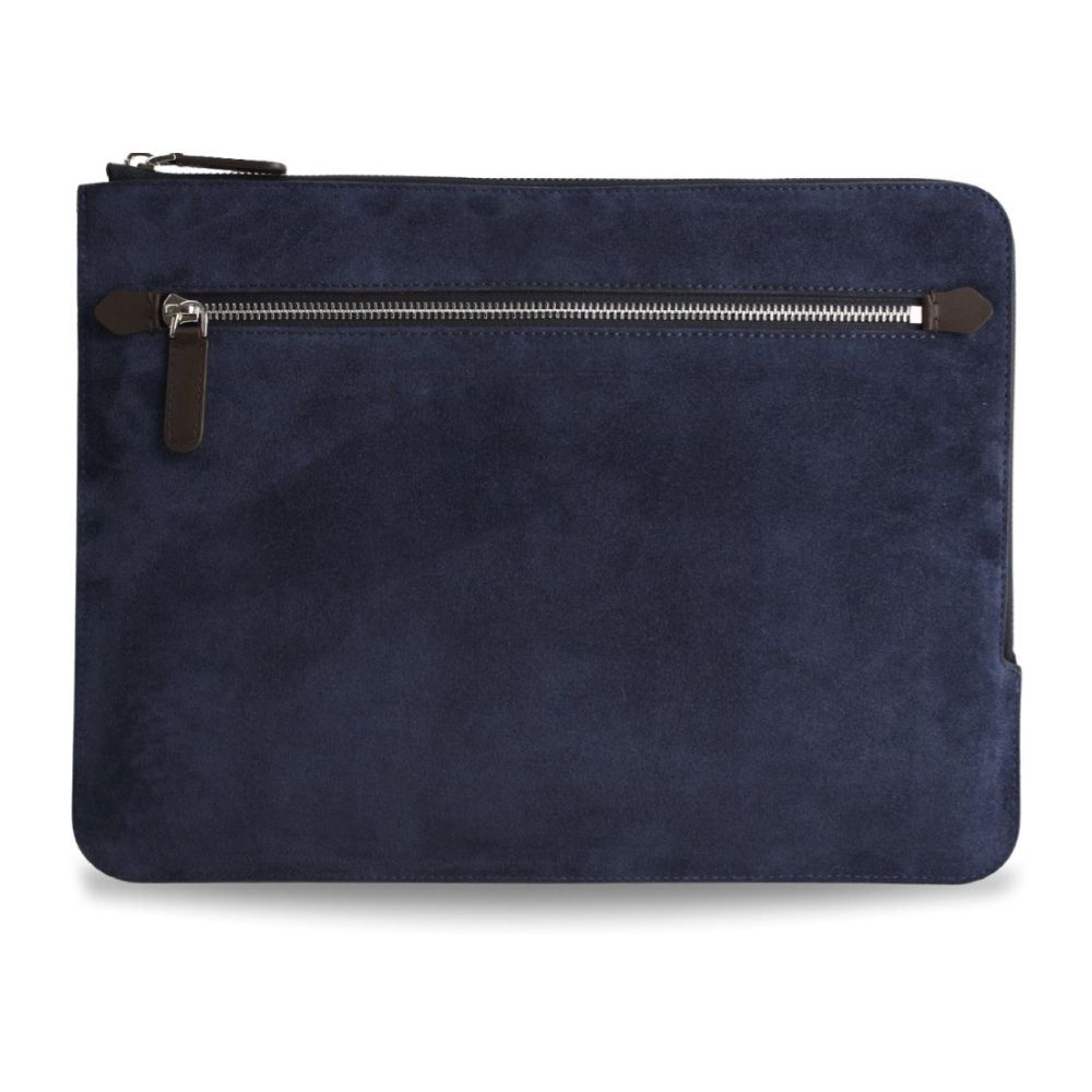 Папка Bustha Zip Folio Suede/Leather для MacBook Air/Pro 13". Цвет: синий