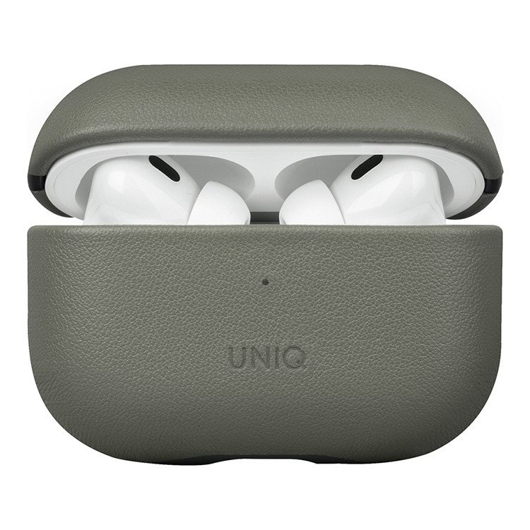 Чехол Uniq Terra для AirPods Pro 2 с ремешком. Цвет: зелёный