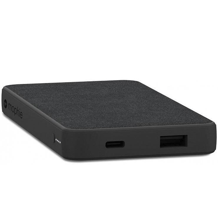 Портативный аккумулятор Mophie Universal Battery Powerstation, USB-A, USB-C, 10000 мАч. Цвет: чёрный