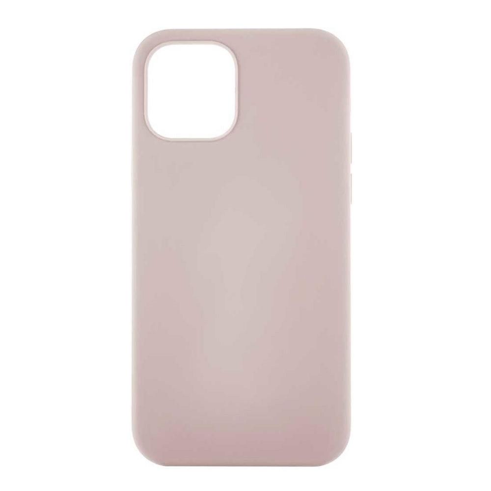 Чехол Ubear Touch Case для iPhone 12/12 Pro, софт-тач силикон. Цвет: светло-розовый