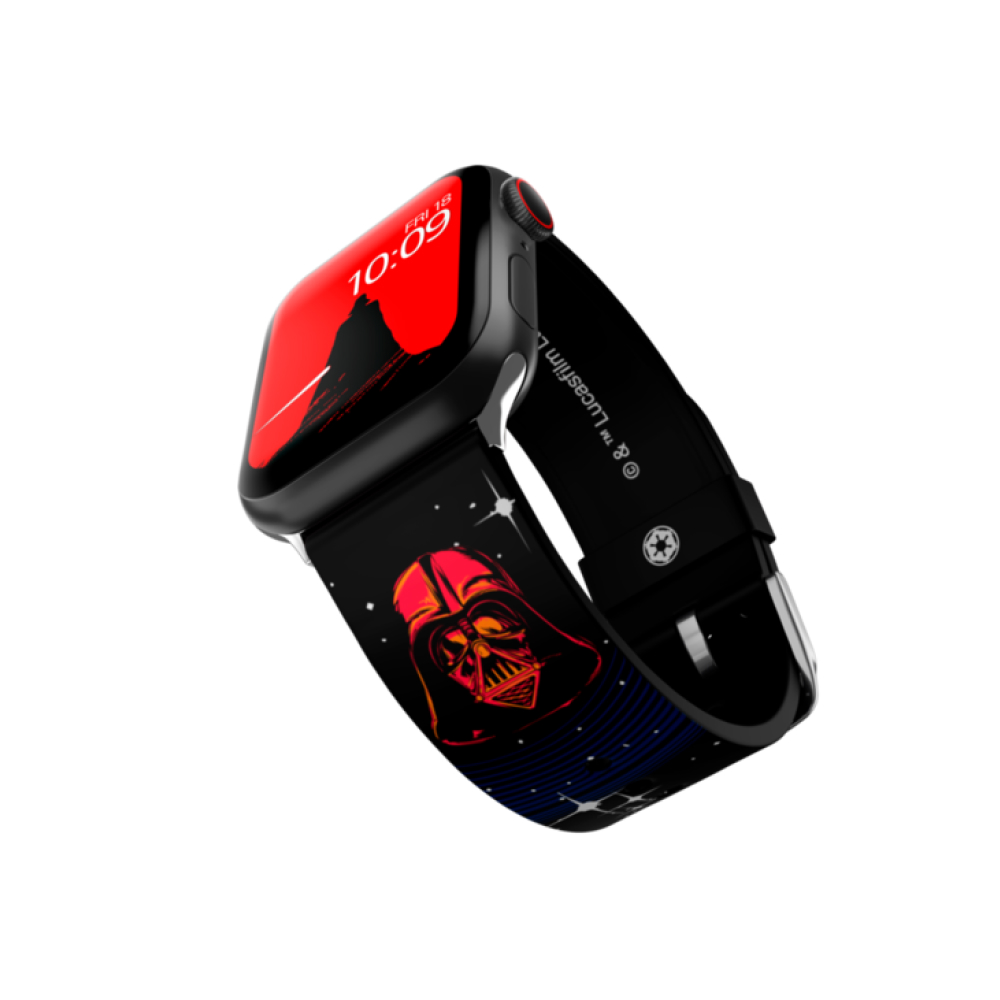 Ремешок силиконовый MobyFox STAR WARS - Darth Vader для Apple Watch. Цвет: чёрный