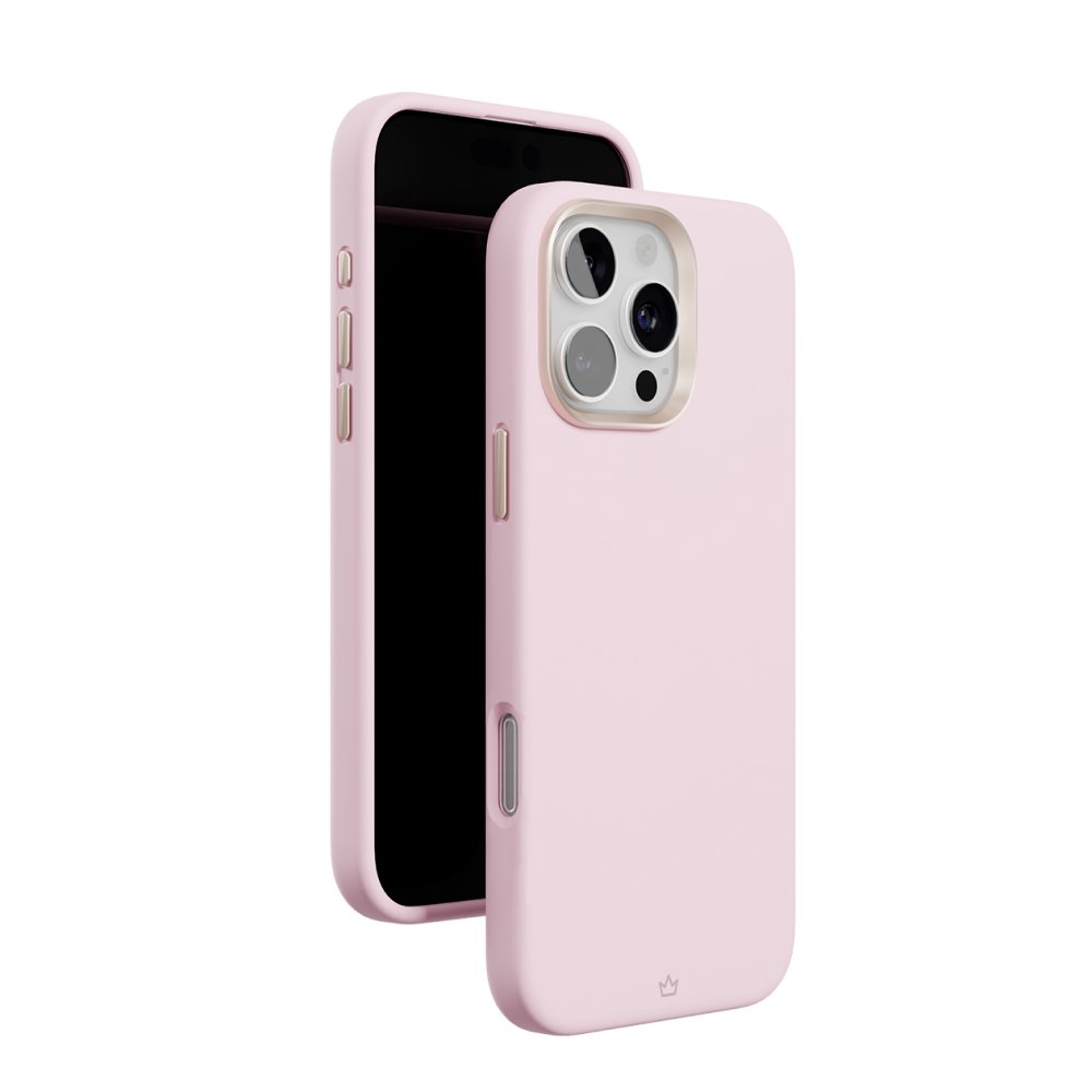 Чехол защитный vlp aster pro case с MagSafe для iPhone 16 Pro. Цвет: розовый