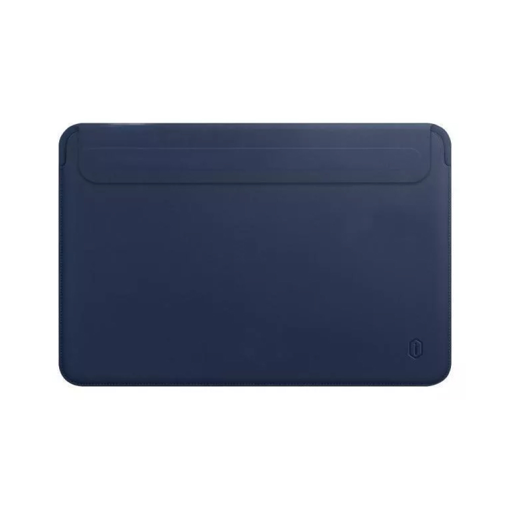 Чехол кожаный WIWU Skin New Pro 2 Leather Sleeve Skin Pro II для MacBook Pro 16". Цвет: синий