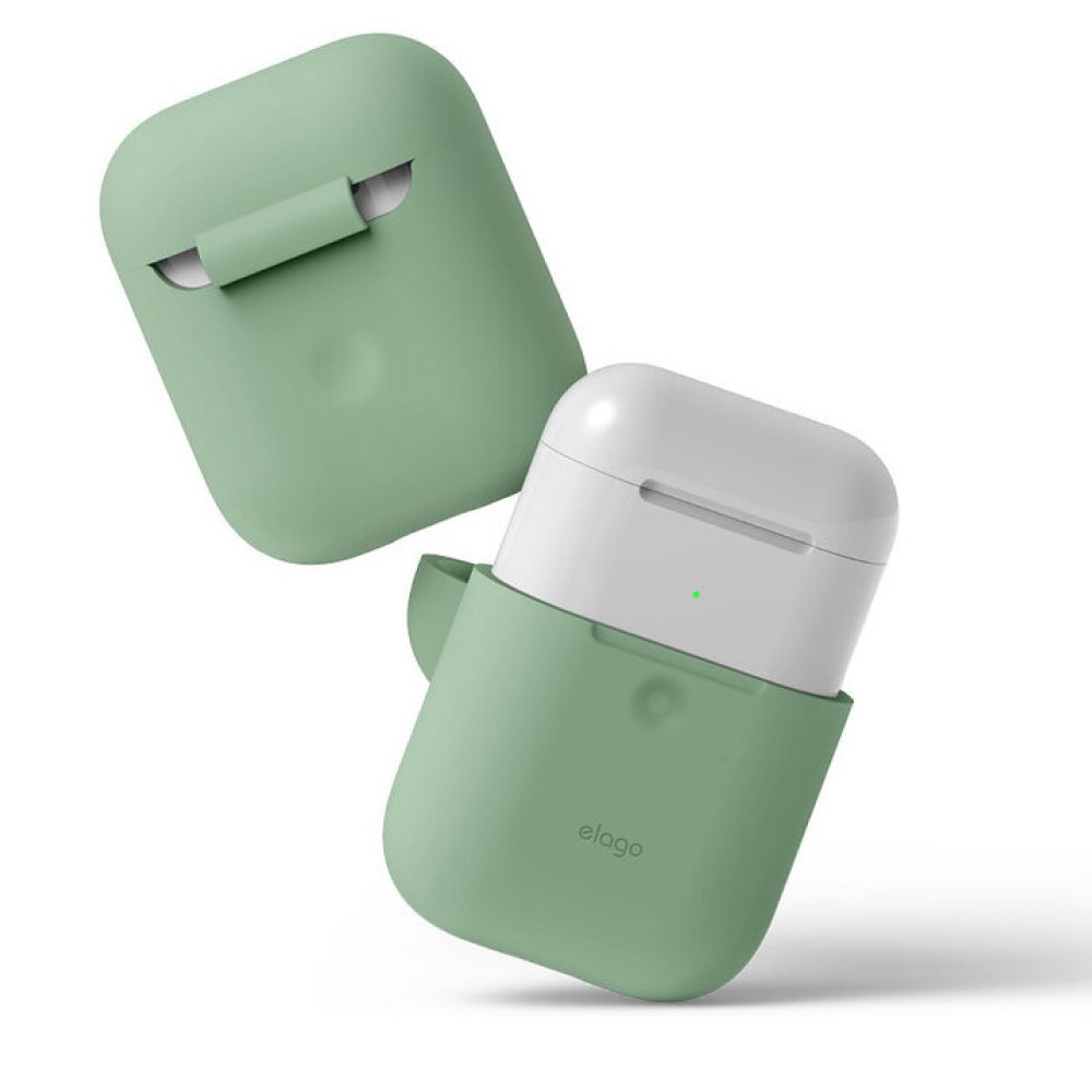 Чехол Elago для AirPods wireless, силикон, Pastel Green