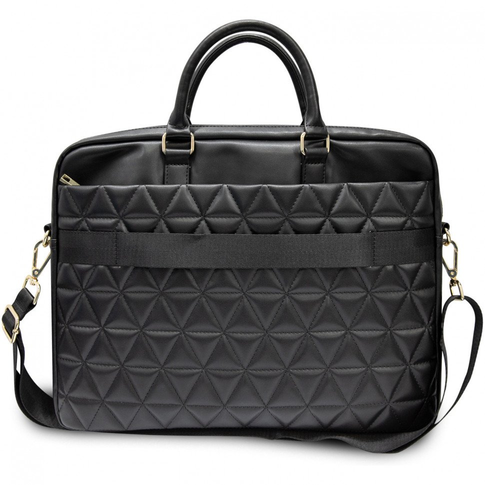 Сумка Guess для ноутбуков 15" Quilted Bag. Цвет: чёрный