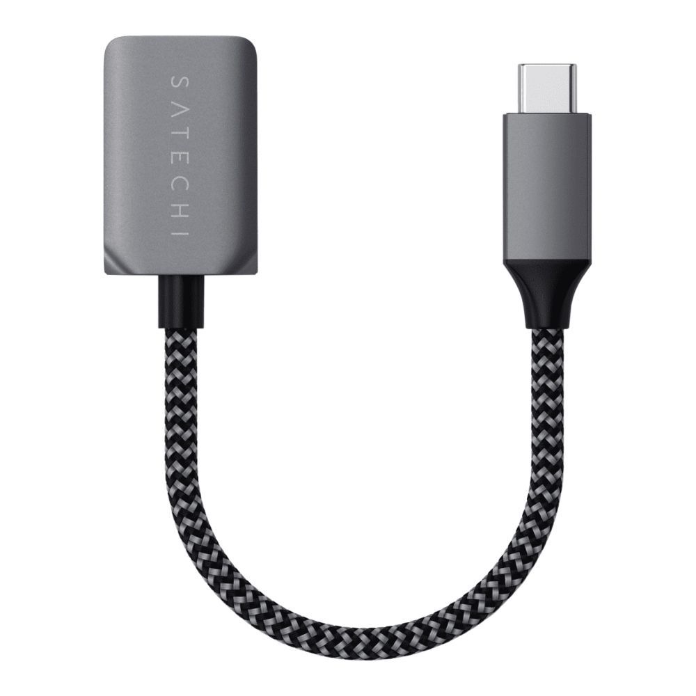 USB адаптер Satechi USB-C to USB 3.0. Цвет: "Серый космос"