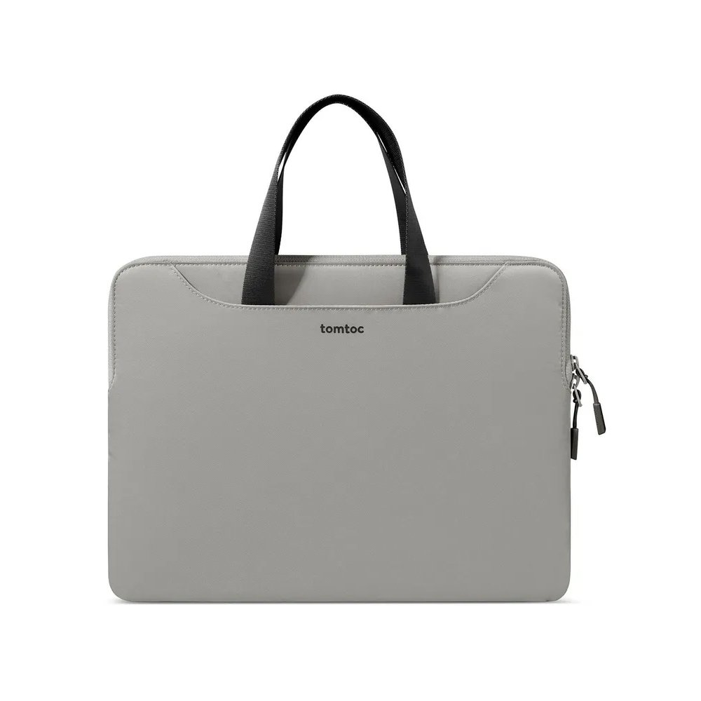 Сумка Tomtoc TheHer Dual-color Slim Laptop Handbag A21 для ноутбуков 13.5".Цвет: серо-чёрный