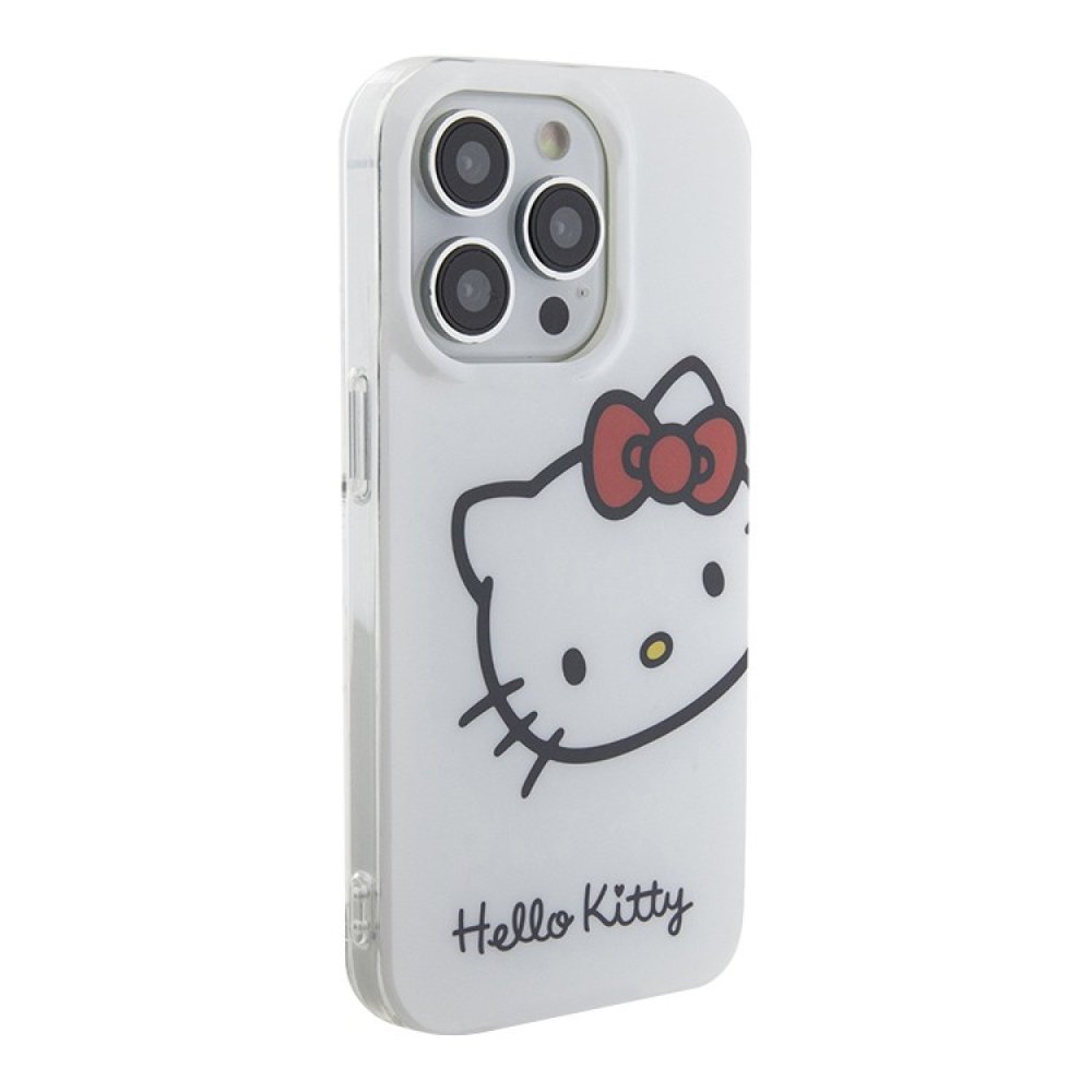 Чехол Hello Kitty PC/TPU Kitty Head для iPhone 14 Pro Max. Цвет: белый