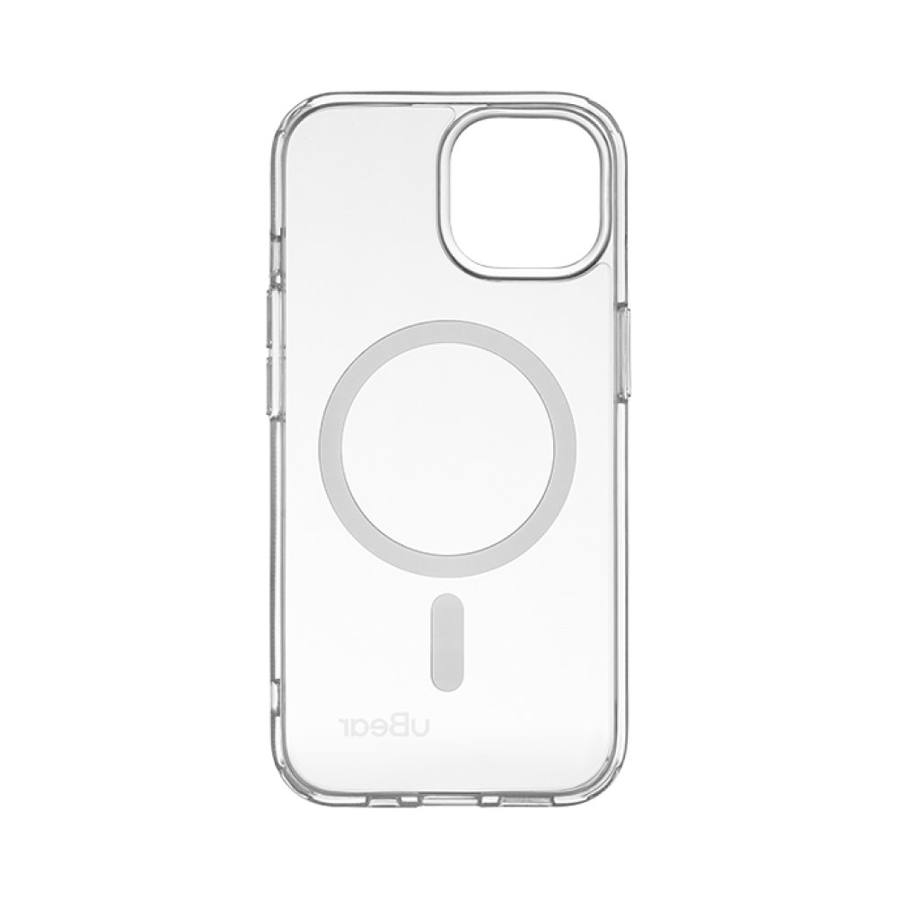 Чехол Ubear Real Mag Case для iPhone 15 Plus, усиленный. Цвет: прозрачный