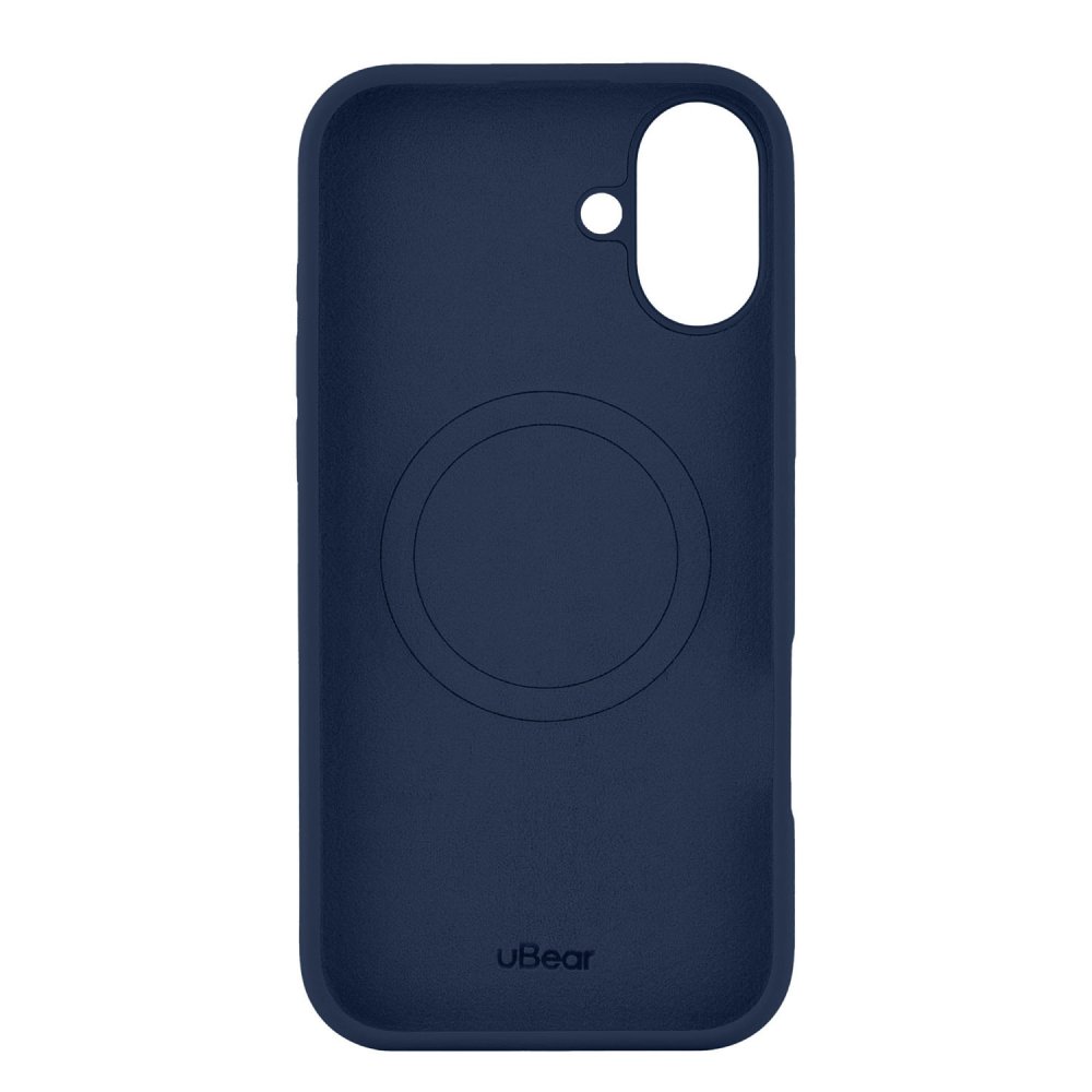 Чехол защитный uBear Touch Mag Case для iPhone 16 Plus. Цвет: темно-синий