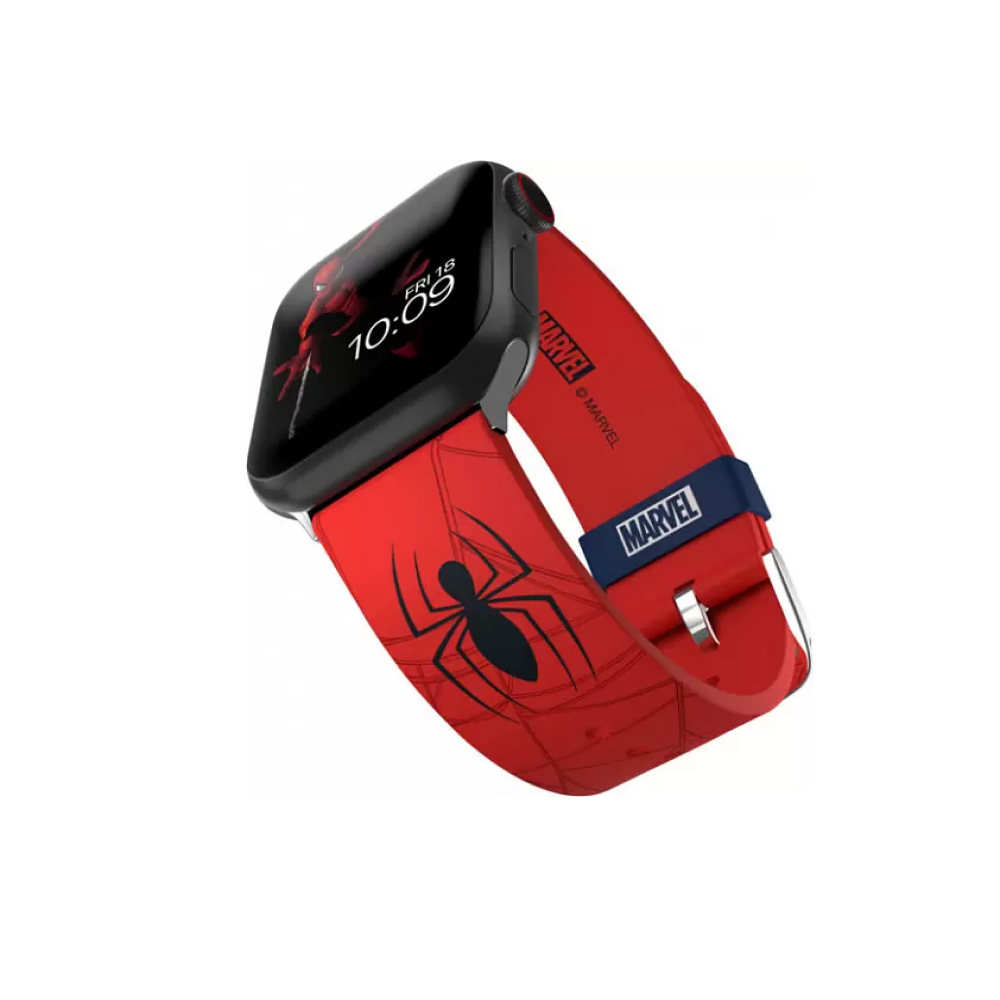 Ремешок силиконовый MobyFox Insignia Collection Spider-Man для Apple Watch. Цвет: красный