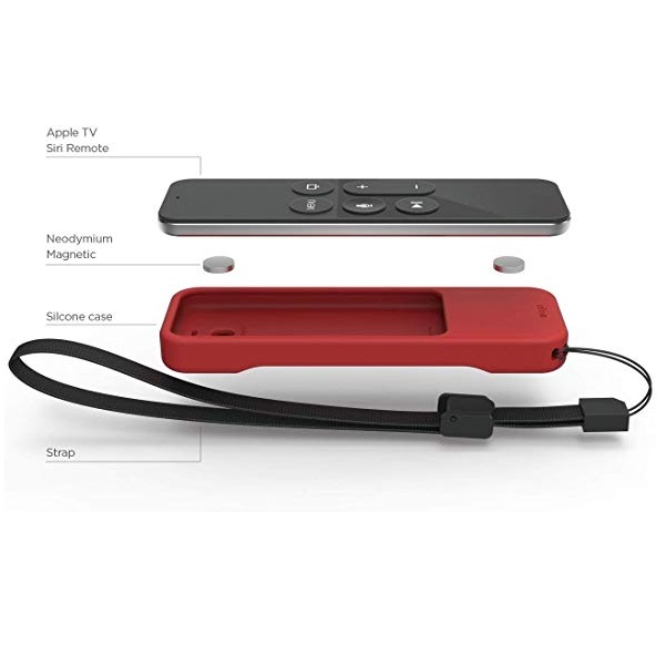 Чехол Elago для пульта Apple TV R2 Slim case Red