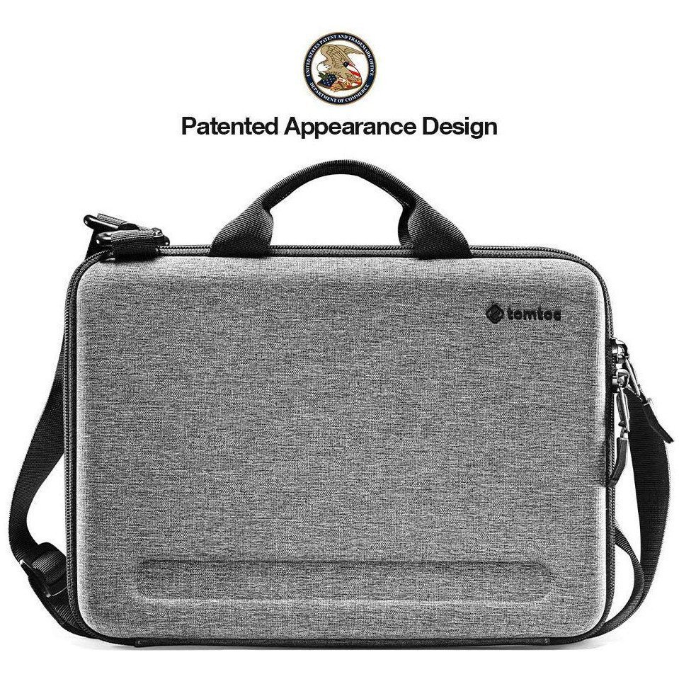 Сумка Tomtoc FancyCase Laptop Shoulder Bag A25 для ноутбуков 13". Цвет: серый