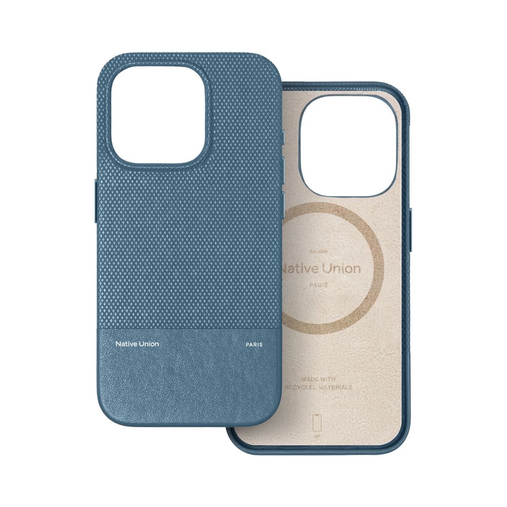 Чехол защитный Native Union (RE)CLASSIC CASE с MagSafe для iPhone 16 Pro. Цвет: синий