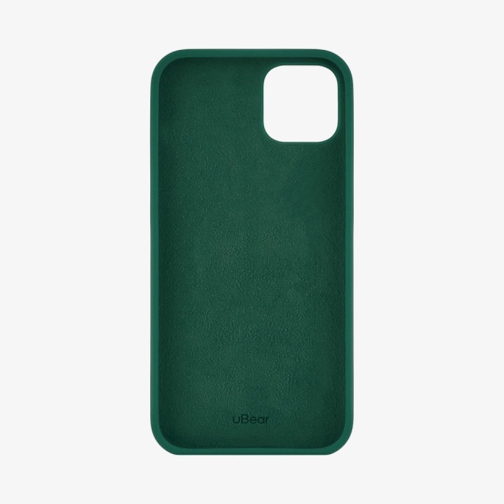 Чехол Ubear Touch Case для iPhone 14 Plus, софт-тач силикон. Цвет: зелёный