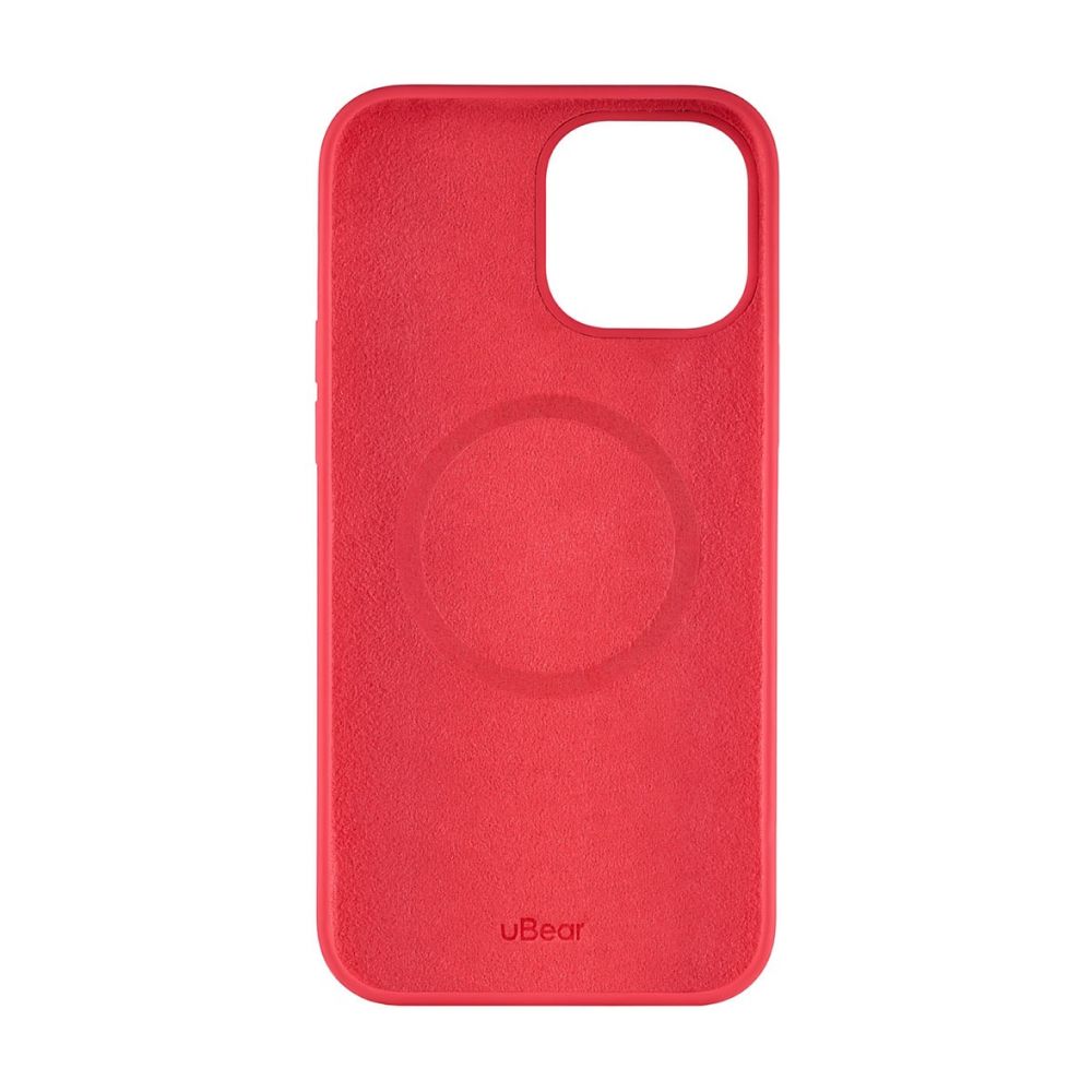 Чехол Ubear Touch Mag Case для iPhone 13 Pro Max, софт-тач силикон. Цвет: красный