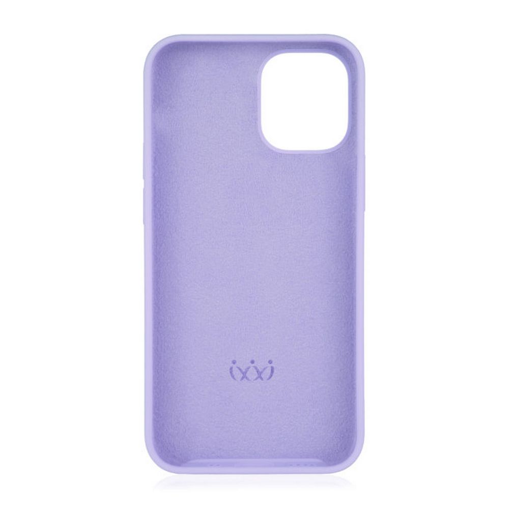 Чехол защитный vlp silicone case для iPhone 12 mini. Цвет: фиолетовый