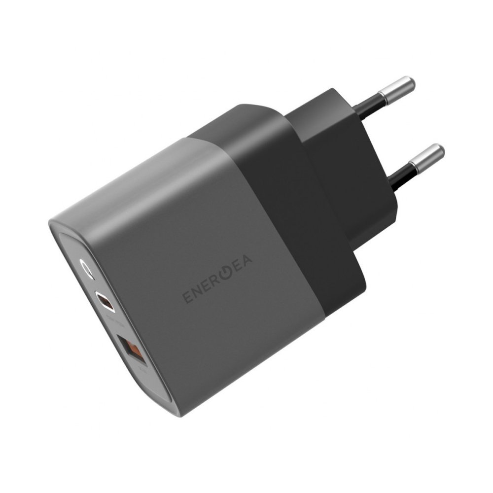 Адаптер питания EnergEA Ampcharge USB-C, USB-A QC 3.0, 33W Gunmetal