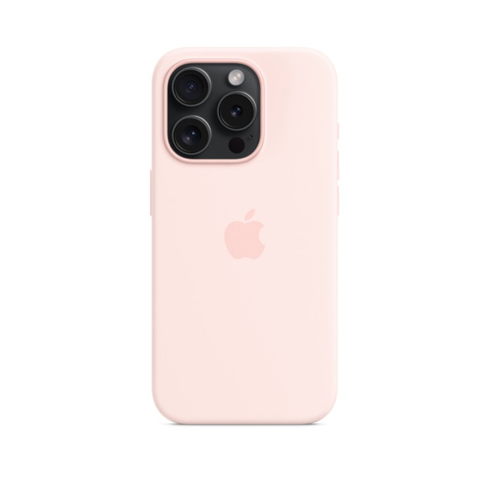 Силиконовый чехол MagSafe для iPhone 15 Pro Silicone Case with MagSafe - Light Pink