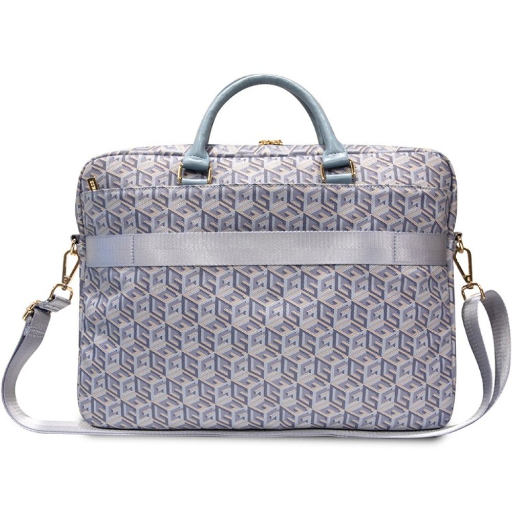 Сумка Guess для ноутбуков 15-16" G CUBE Bag. Цвет: синий