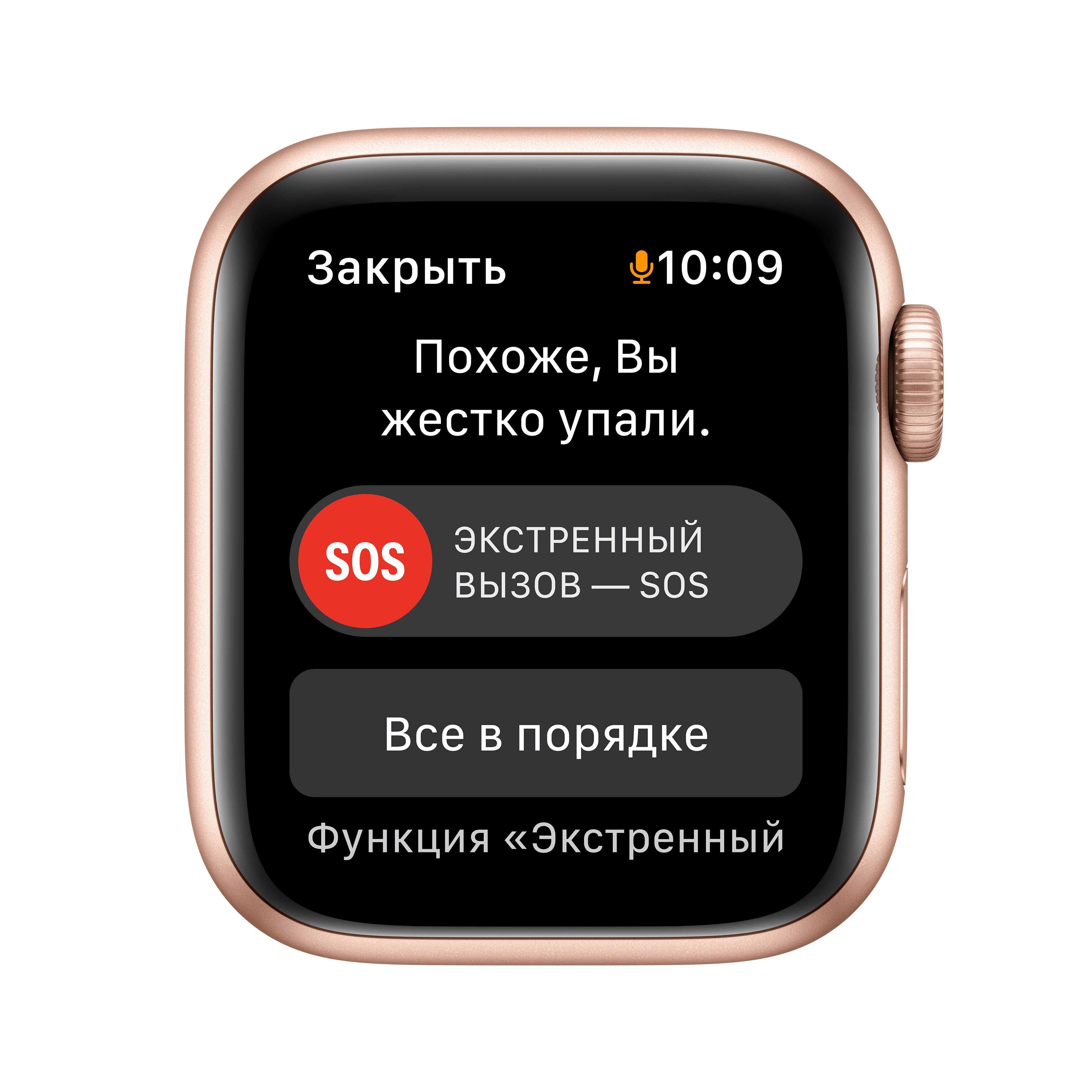 Apple Watch SE, 40мм, корпус из алюминия золотого цвета, спортивный ремешок "сияющая звезда"