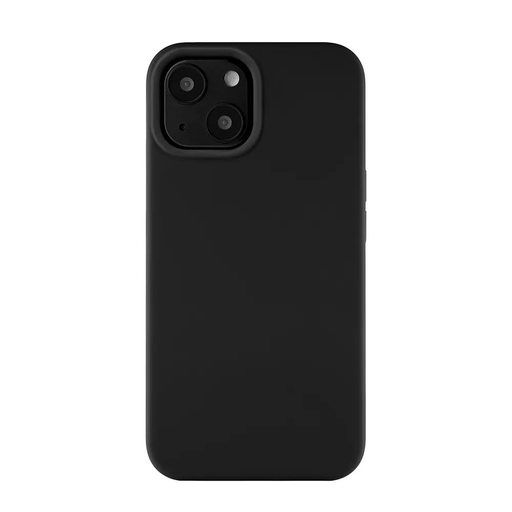 Чехол Ubear Touch Case для iPhone 13 mini, софт-тач силикон. Цвет: чёрный