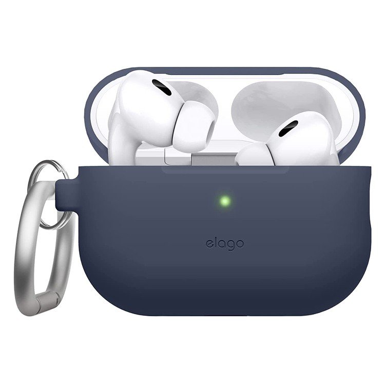 Чехол Elago Silicone Hang Case для AirPods Pro 2. Цвет: индиго