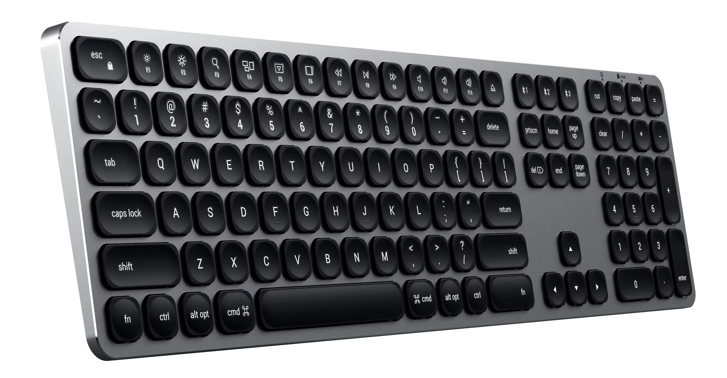 Беспроводная клавиатура Satechi Aluminium Bluetooth Wireless Keyboard. Серый космос