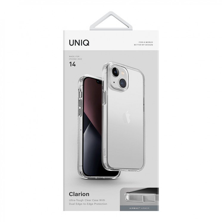 Чехол Uniq Clarion для iPhone 14. Цвет: прозрачный