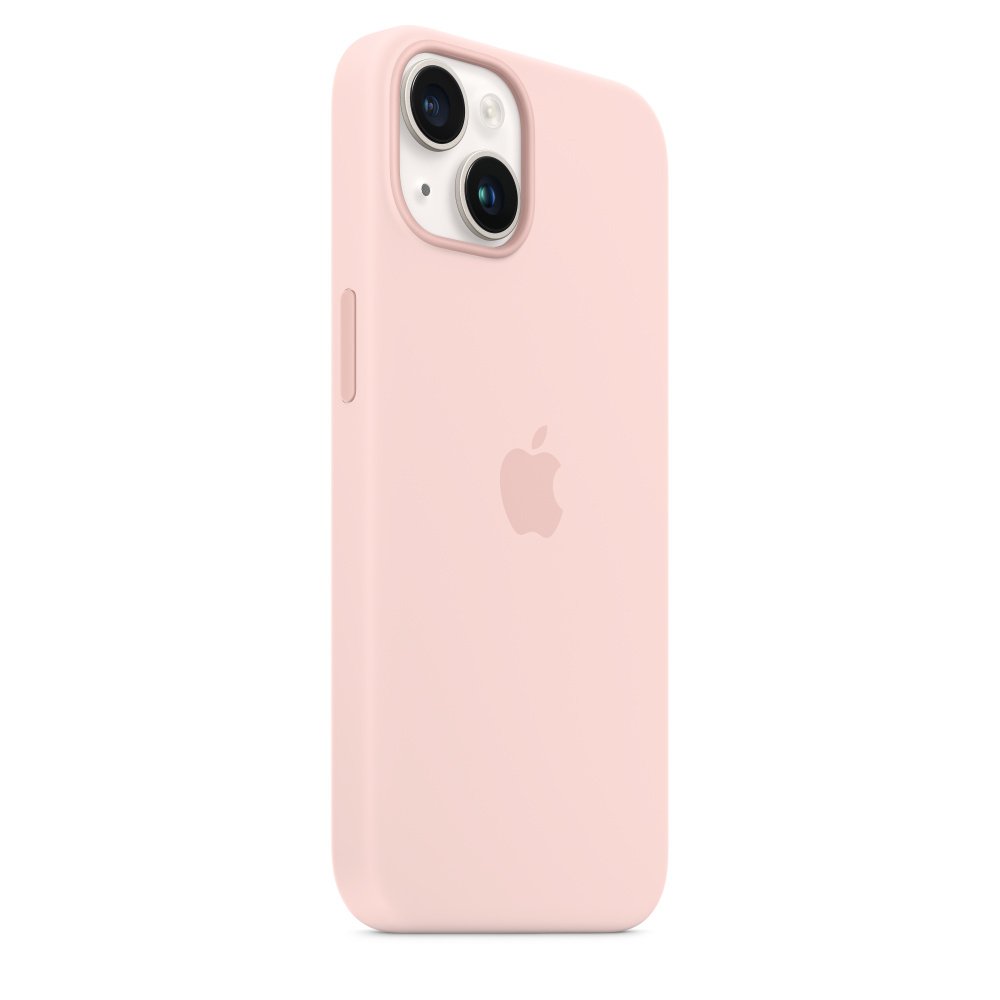 Силиконовый чехол MagSafe для iPhone 14 Silicone Case with MagSafe - Chalk Pink