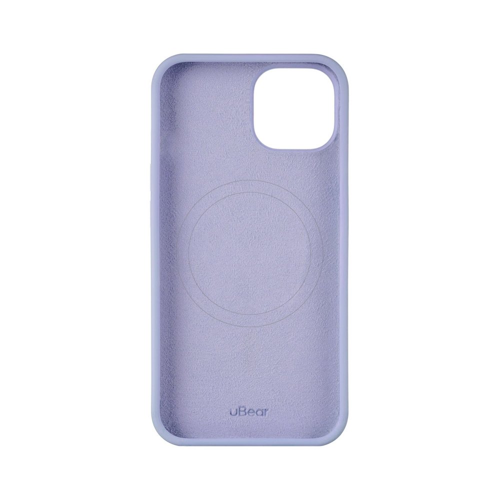 Чехол Ubear Touch Mag Case для iPhone 15 Plus, софт-тач силикон. Цвет: лавандовый