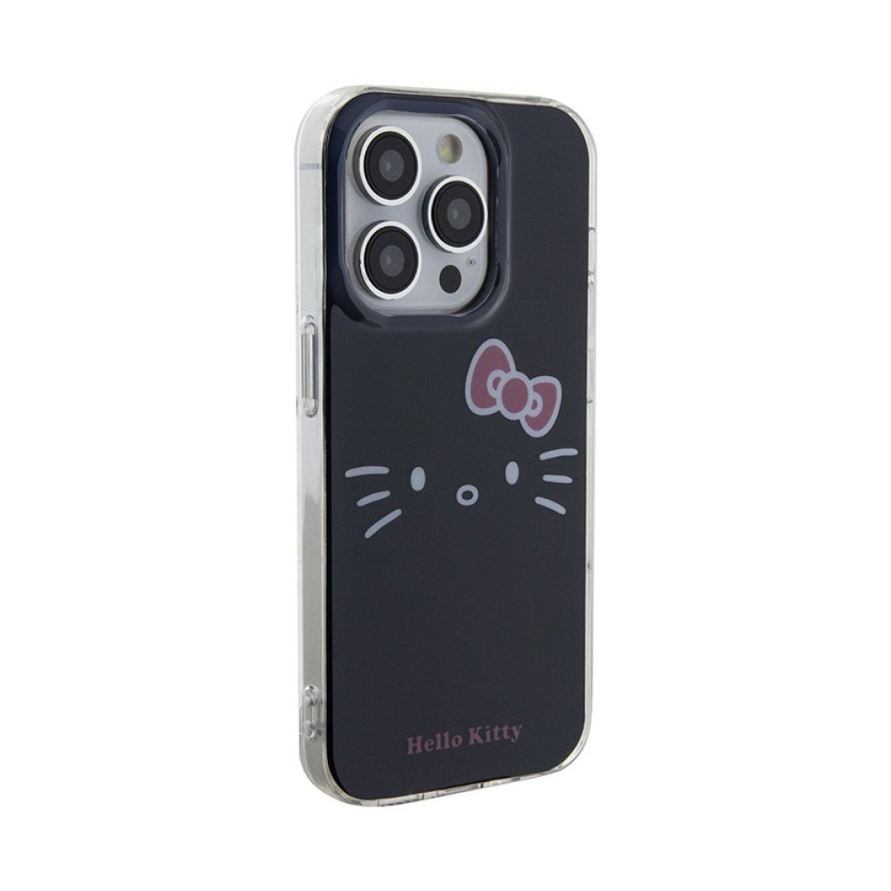 Чехол Hello Kitty PC/TPU Kitty Face для iPhone 15 Pro Max. Цвет: черный