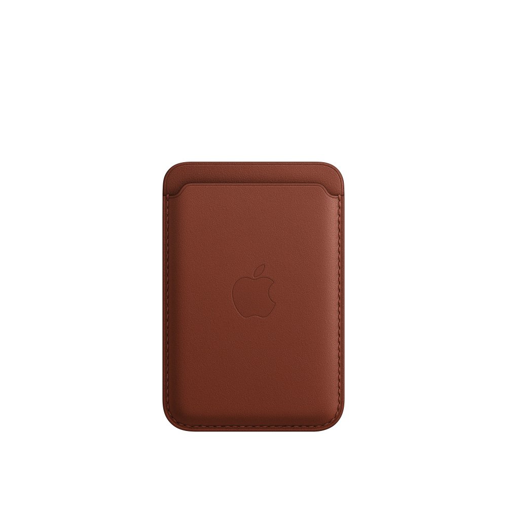 Кожаный чехол-бумажник MagSafe для iPhone Umber