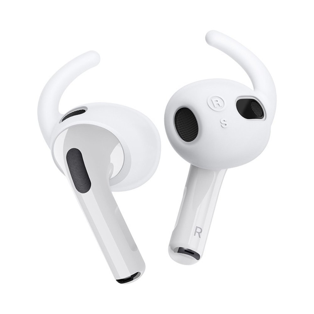 Крепление в ухо Elago Earbuds Hooks Cover для AirPods 3 (4 пары). Цвет: белый/синий