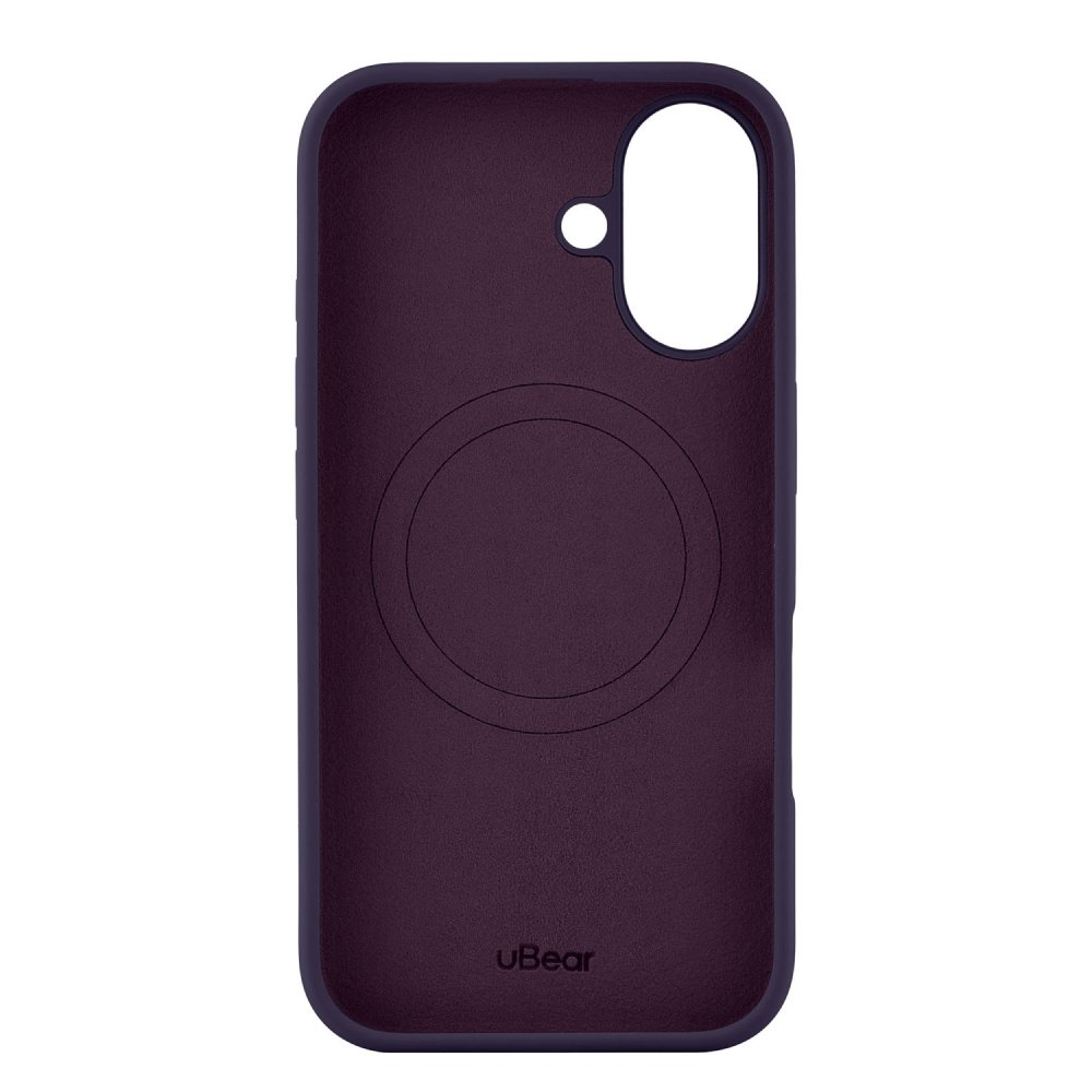 Чехол защитный uBear Touch Mag Case для iPhone 16. Цвет: темно-фиолетовый