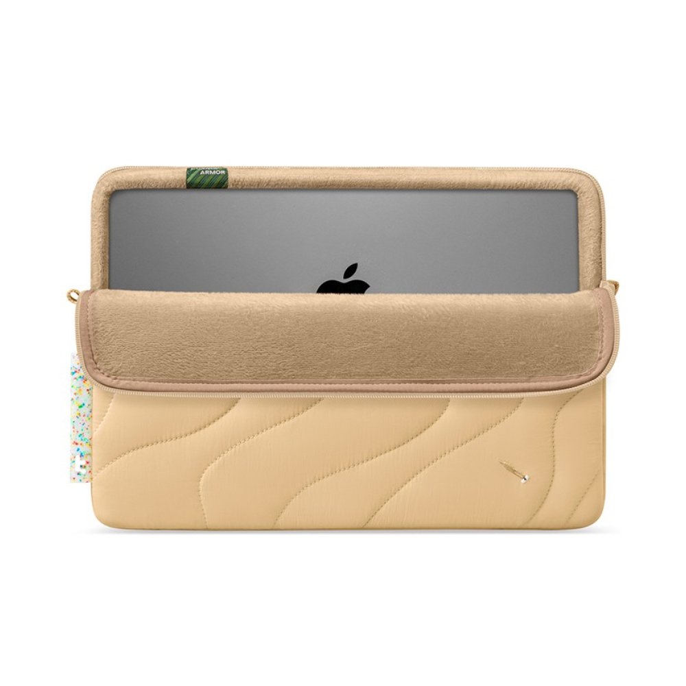 Чехол Tomtoc Laptop Terra-A27 Sleeve для MacBook Air/Pro 15". Цвет: бежевый