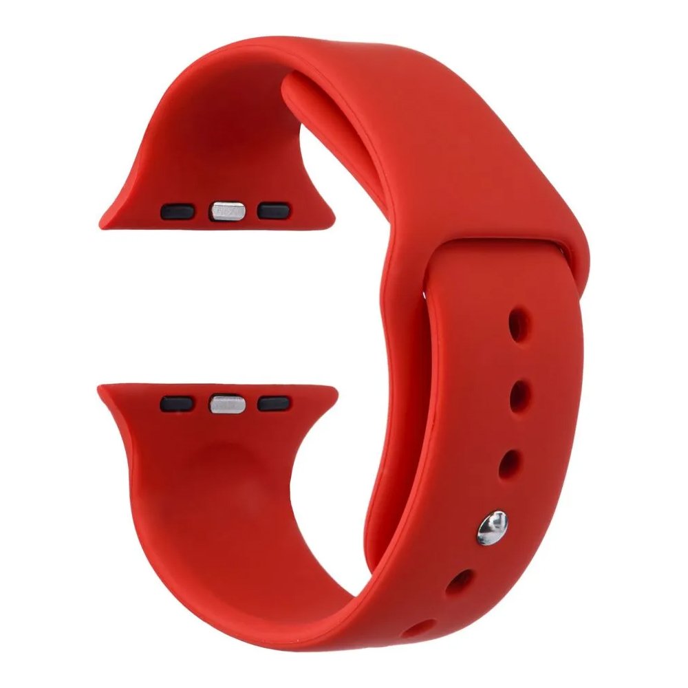 Ремешок силиконовый vlp Silicone Band для Apple Watch 42мм/44мм. Цвет: красный