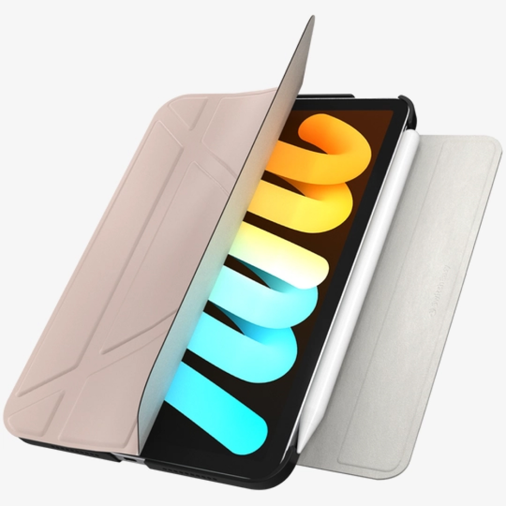 Чехол-книжка SwitchEasy Origami для iPad mini 6 (2021). Цвет: розовый