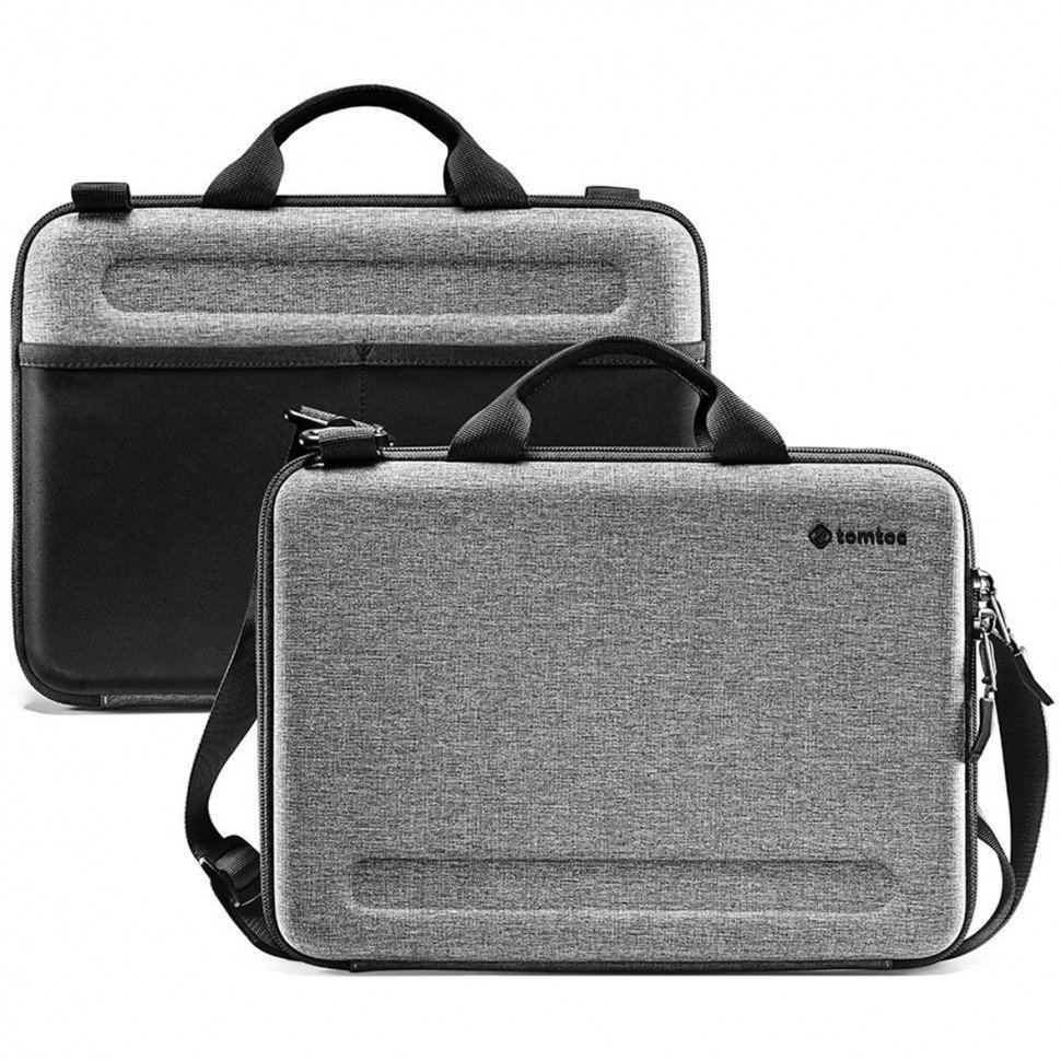 Сумка Tomtoc FancyCase Laptop Shoulder Bag A25 для ноутбуков 13". Цвет: серый