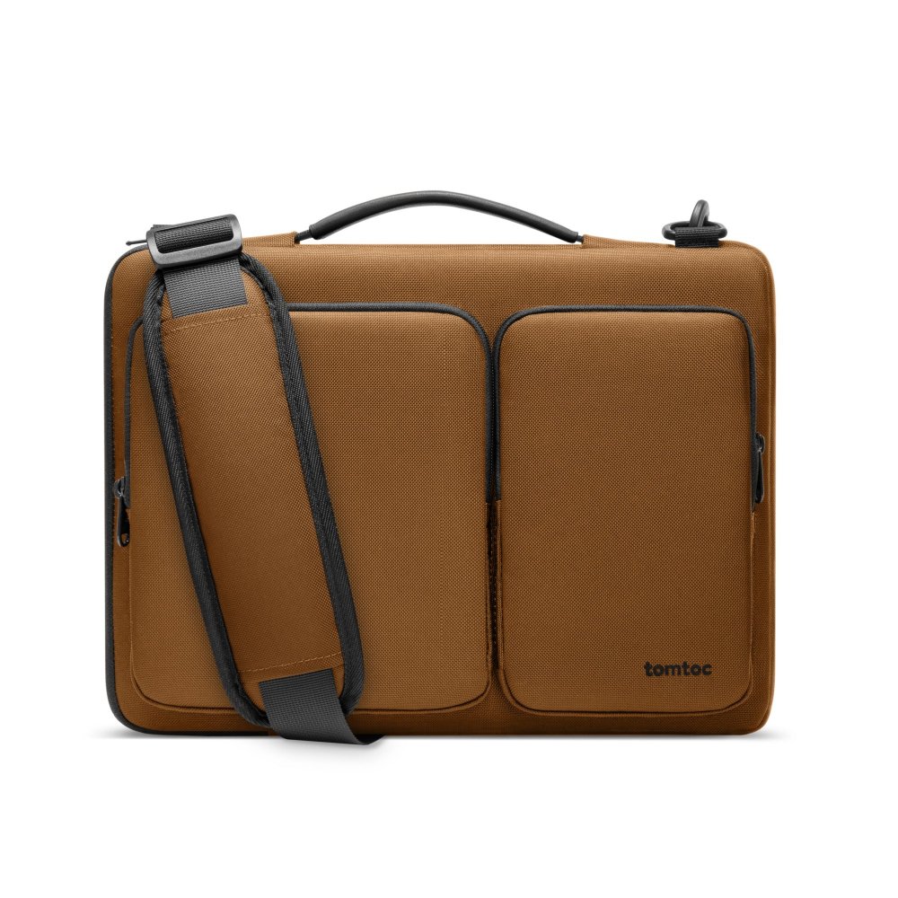 Сумка Tomtoc Defender Laptop Shoulder Bag A42 для ноутбуков 13.5". Цвет: коричневый