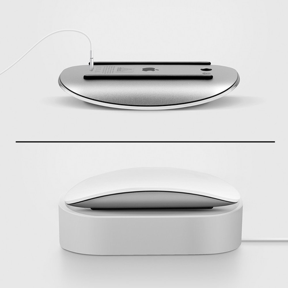 Подставка зарядная Uniq NOVA Magic Mouse charging stand. Цвет: светло-серый